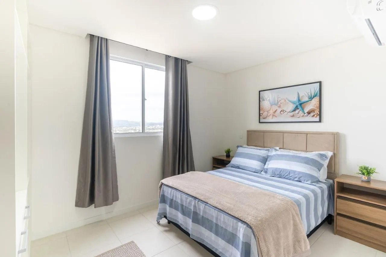 Lejlighed Apartamento Com Vista Mar, Ar-Condicionado, Wi-Fi Condominio Com Piscina, Quadra De Esportes Playground Infantil A 15 Minutos Do Beto Carreiro Piçarras
